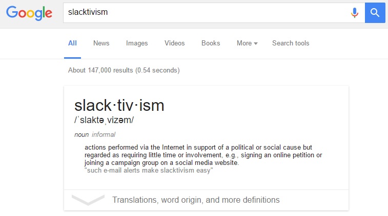 googleslacktivism